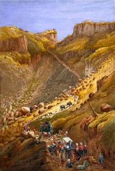 The Chetta Ravine, Abyssinia